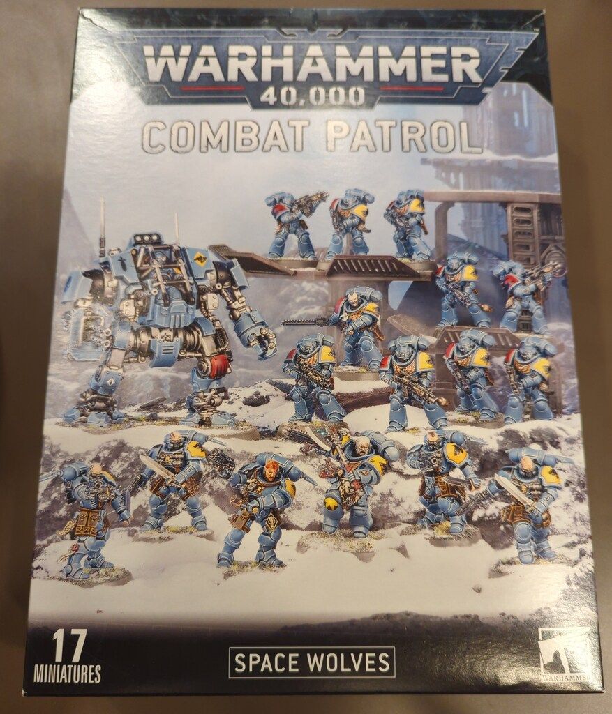 GAMESWORKSHOP WARHAMMER40000 SPACE WOLVES Space Wolves - Combat Patrol