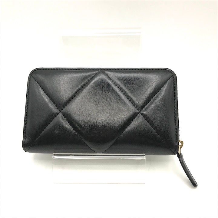 超美品 CHANEL シャネル ココマーク ラウンドファスナー 財布