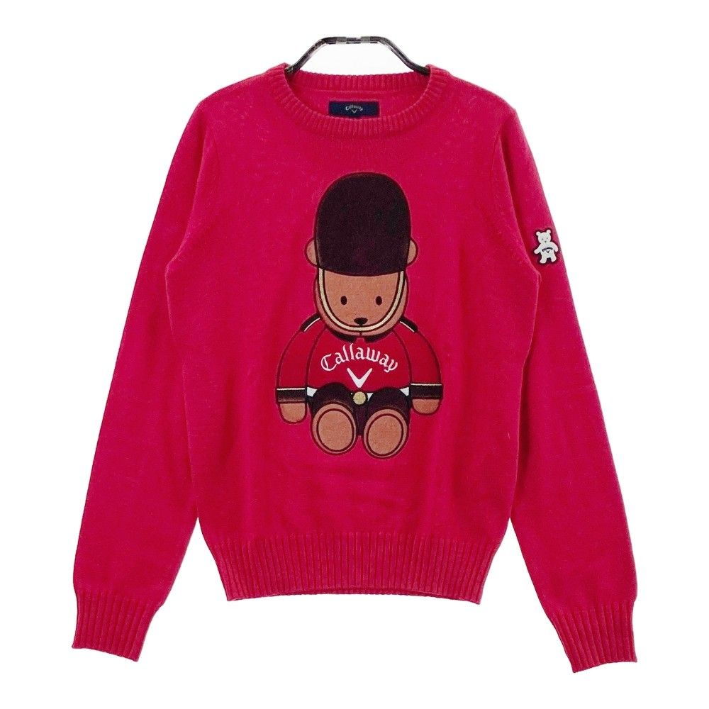 サイズ：S CALLAWAY キャロウェイ ニットセーター レッド系