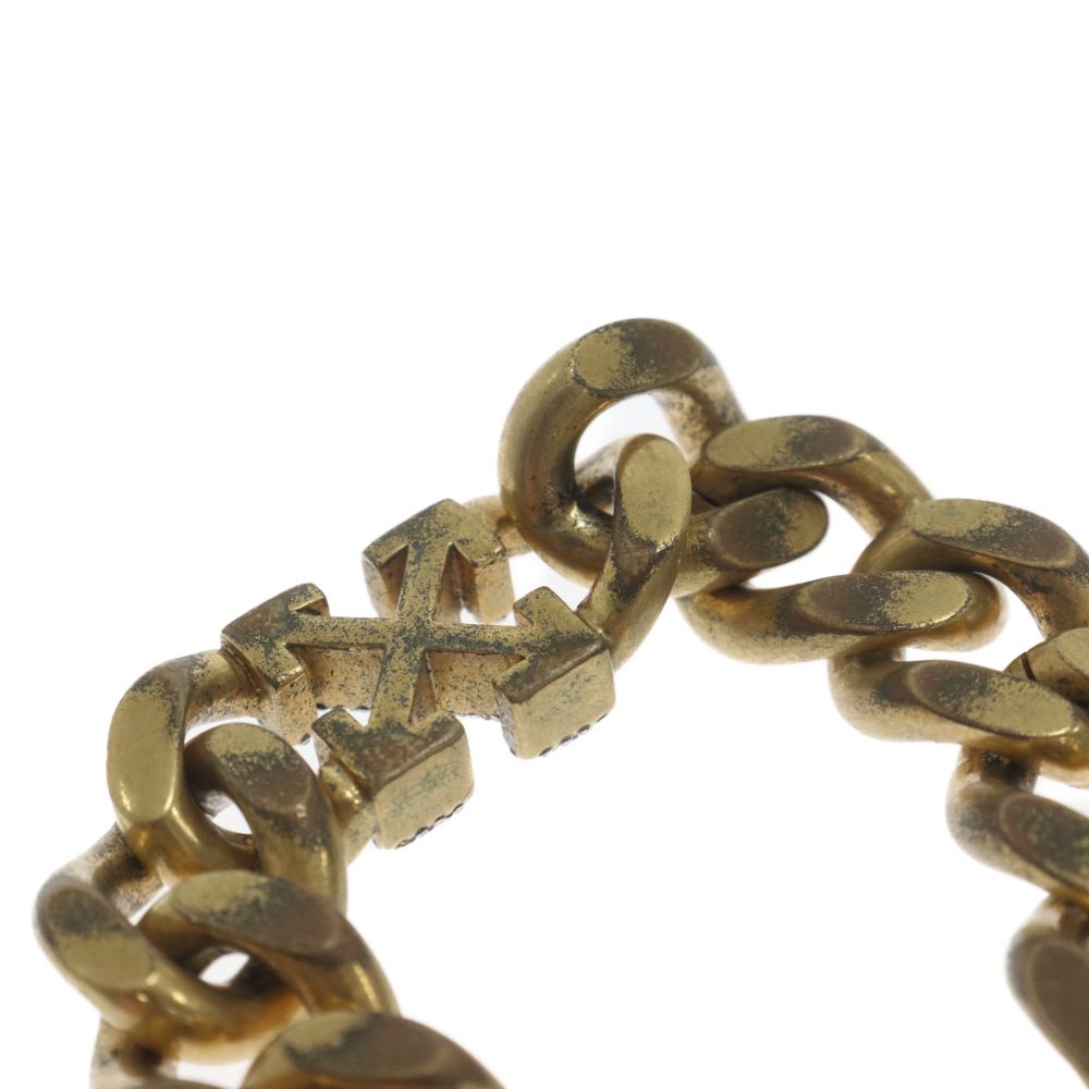 OFF-WHITE (オフホワイト) ARROW CHAIN BRACELET アロー ロゴ