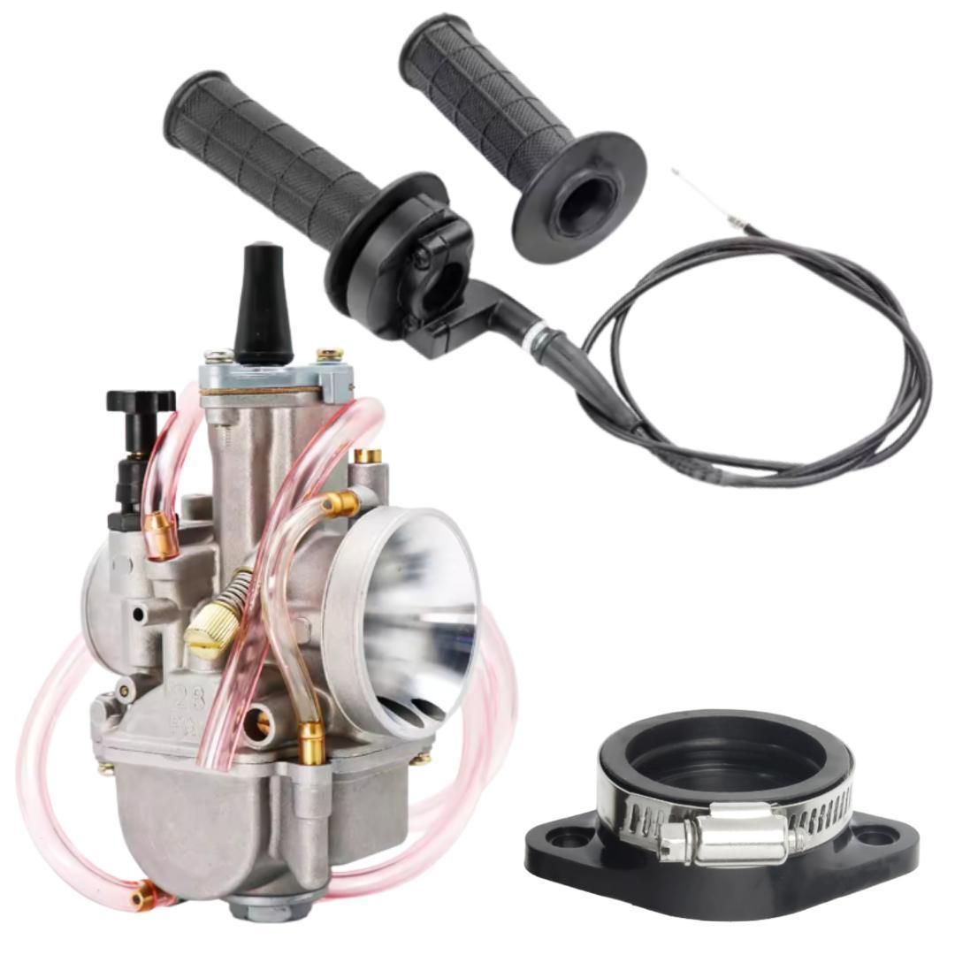 セロー225 4スト 28パイ キャブレター インマニ スロットルワイヤー