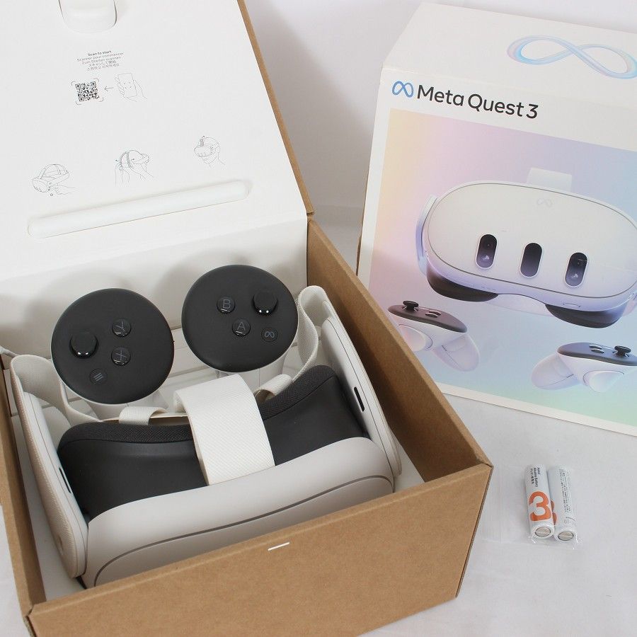 美品】Meta Quest 3 512GB VR ヘッドマウントディスプレイ ヘッド 