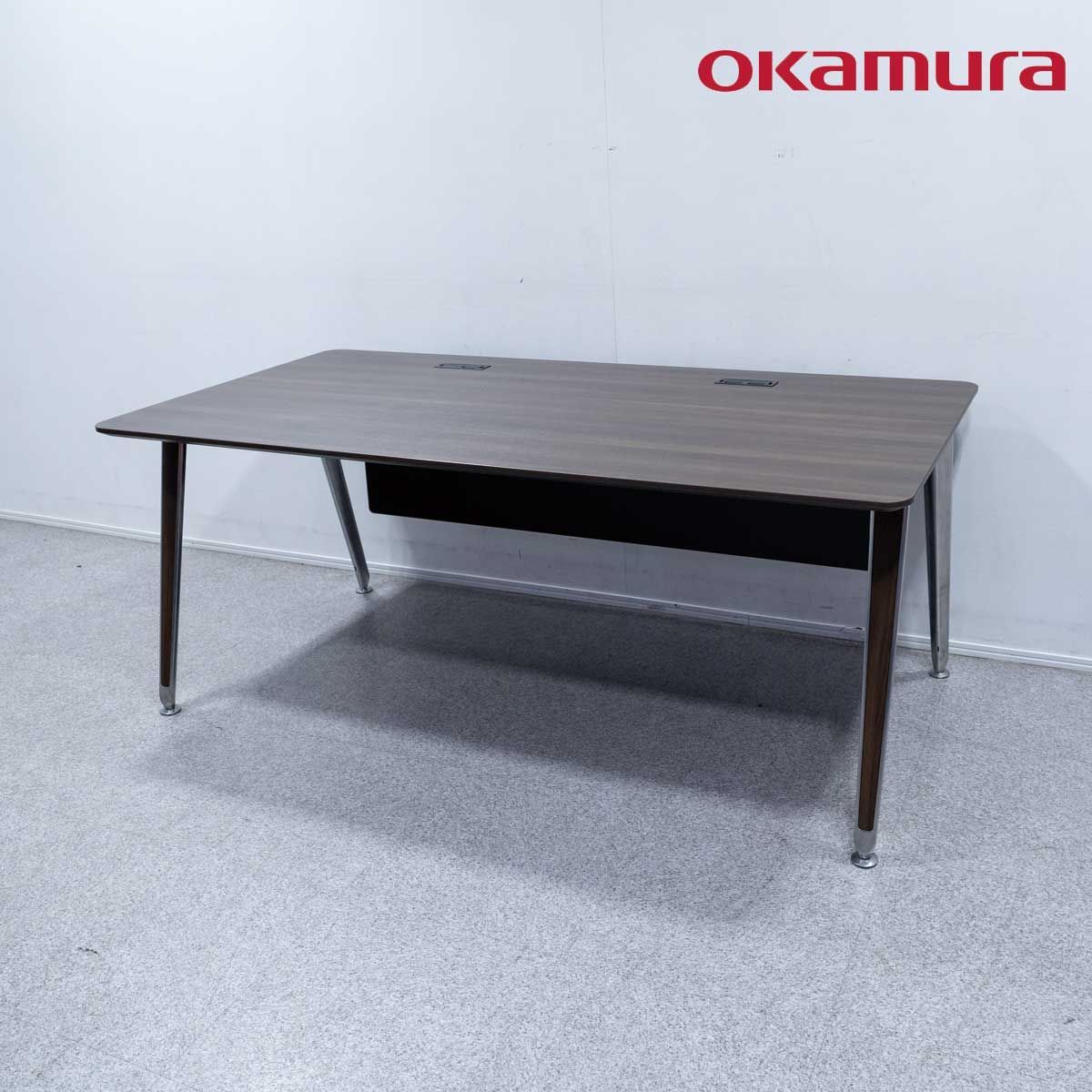 【中古品】OKAMURA オカムラ PRECEDE プリシード シリーズ エグゼクティブ デスク スクエア天板タイプ