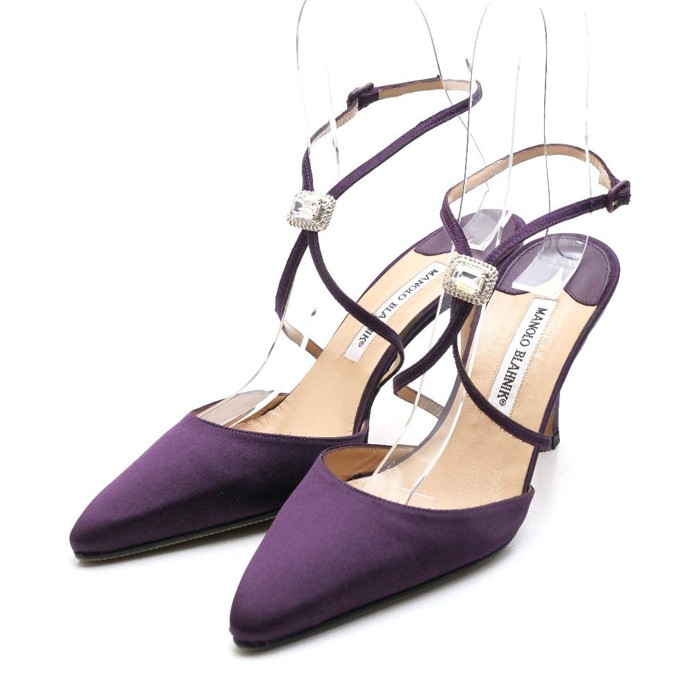 マノロブラニク ミュール レディース SIZE 37 1/2 (L) MANOLO