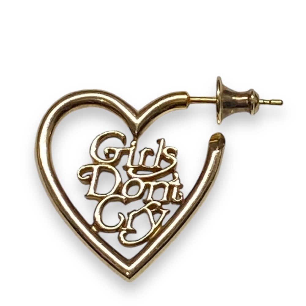 AREERING × GIRLS DON'T CRY コラボハートピアス SILVER925 OS