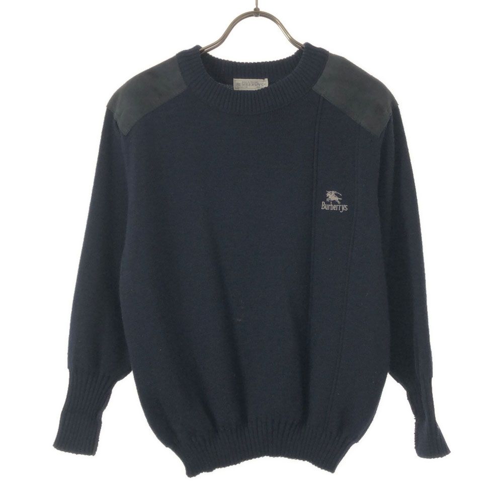 80s Burberrys ウール ボンバージャケット ネイビー 80s burberry