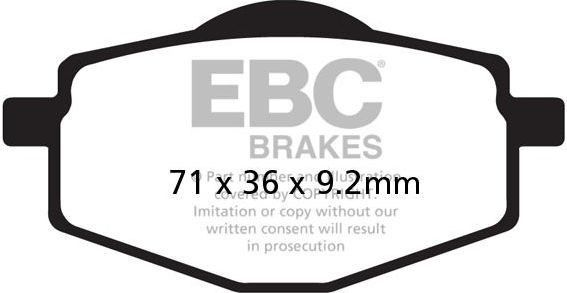 EBCブレーキ UK製ケブラー オーガニックFAシリーズ ブレーキパッド