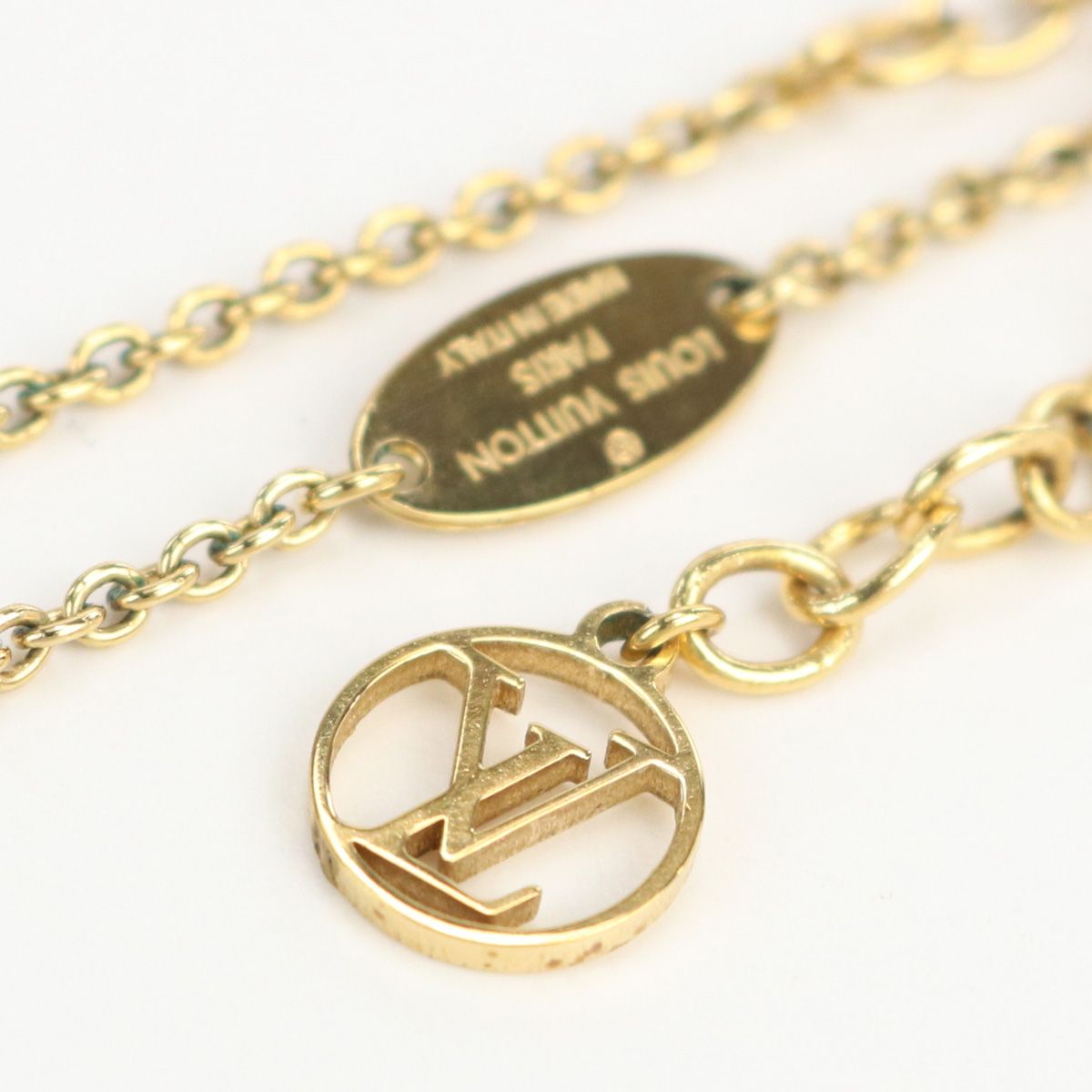 LOUIS VUITTON ルイヴィトン コリエ LtoV M80259 ネックレス メタル 