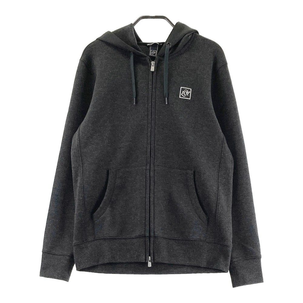 サイズ：2 ZOY ゾーイ ジップジャケット 総柄 ネイビー系