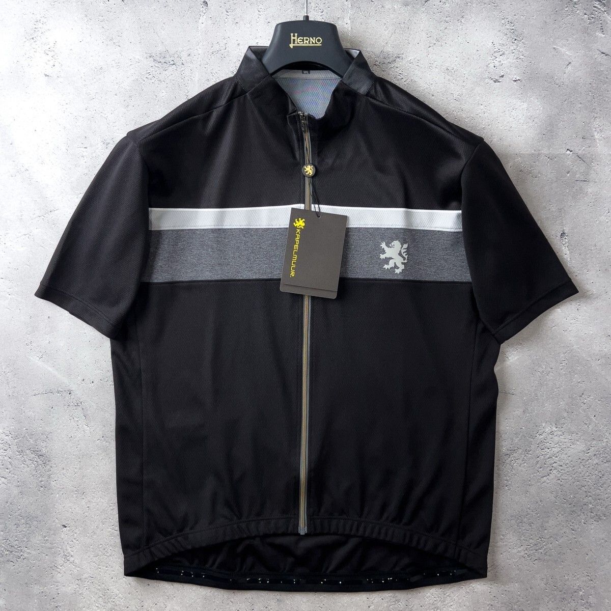 KAPELMUUR サイクルジャージ 黒 新品 未使用 カペルミュール KAPELMUUR 吸水速乾 ストレッチ