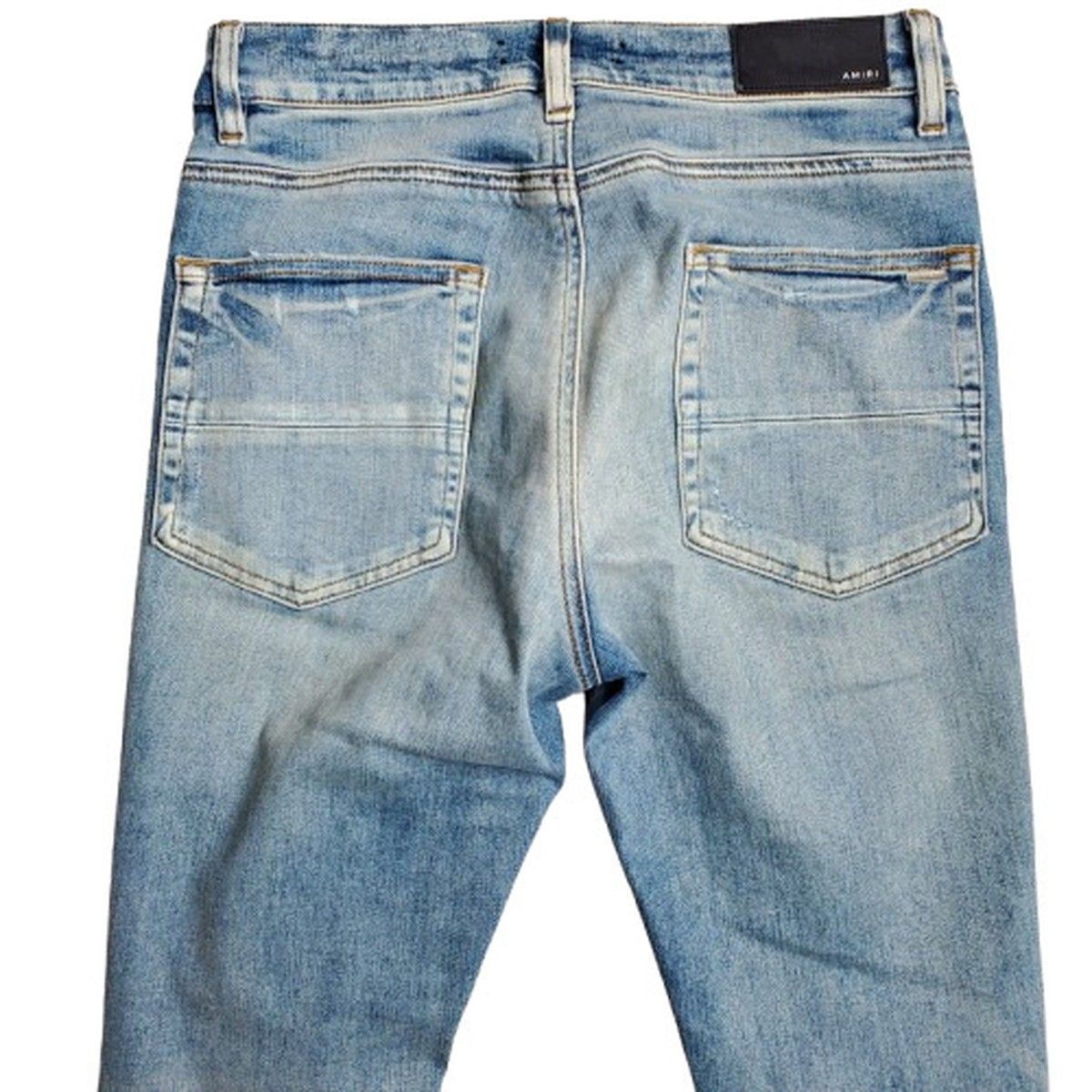 AMIRI アミリ MDS-021 スキニーデニムパンツ デストロイクラッシュ加工 