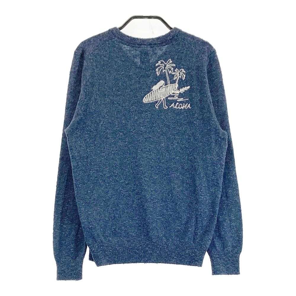 サイズ：36 ZOY ゾーイ カシミヤ混 長袖ニットセーター ブルー系