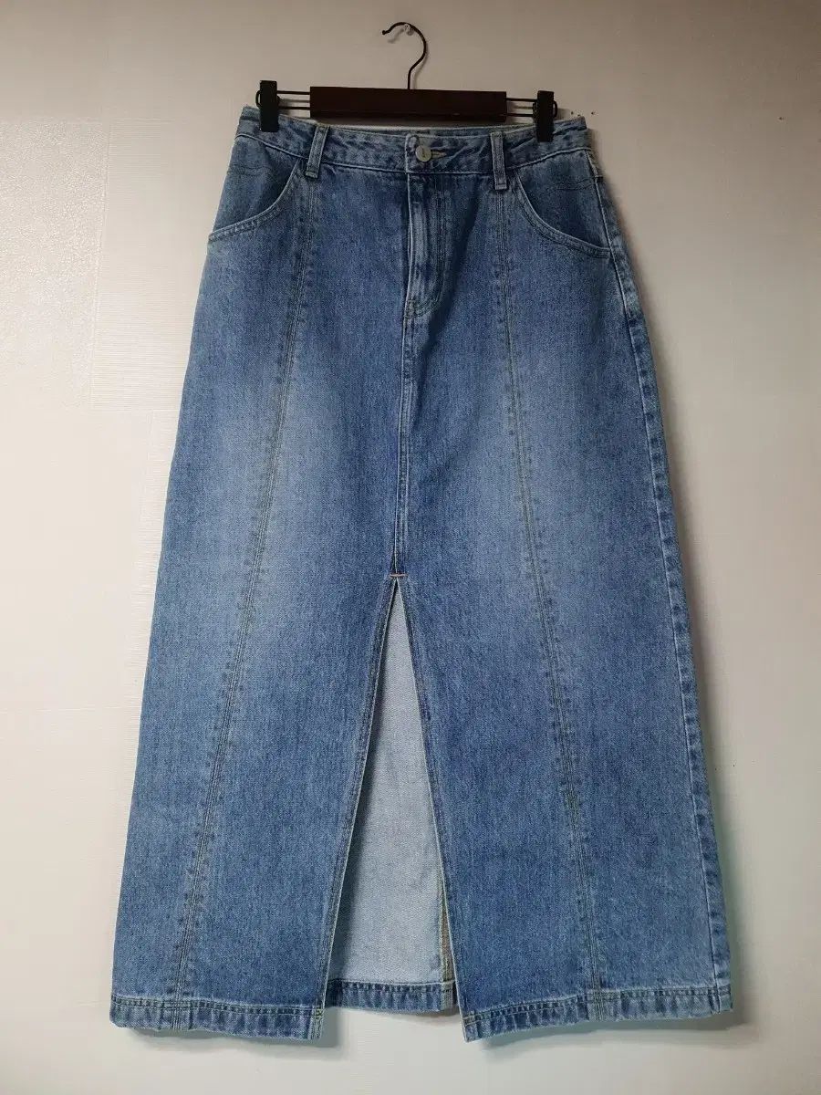 SJYP デニム スリット ロング スカート