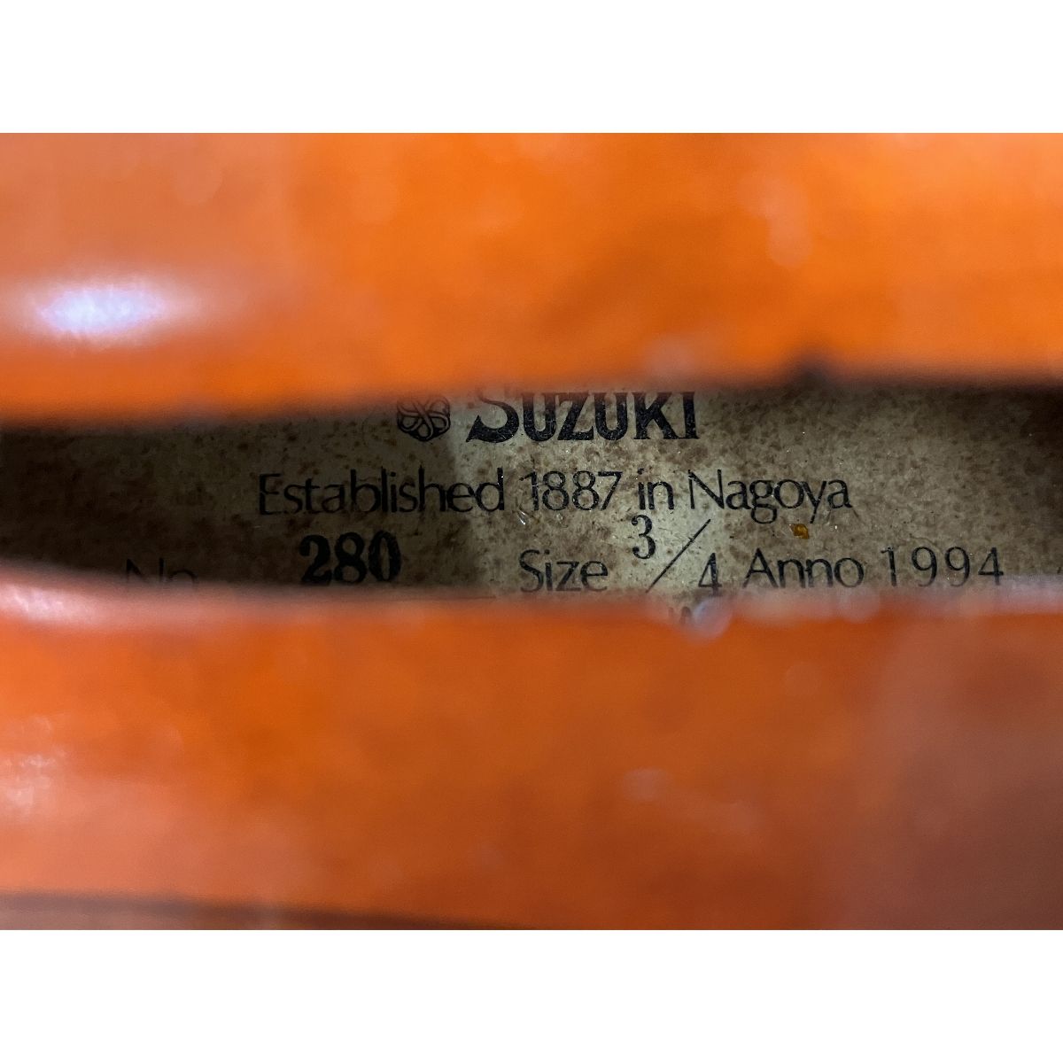 SUZUKI No.280 3 4 Anno.1994 分数バイオリン 子ども用 対象身長 130cm 145cm O10428559 WWW_PETRUSKA_DE