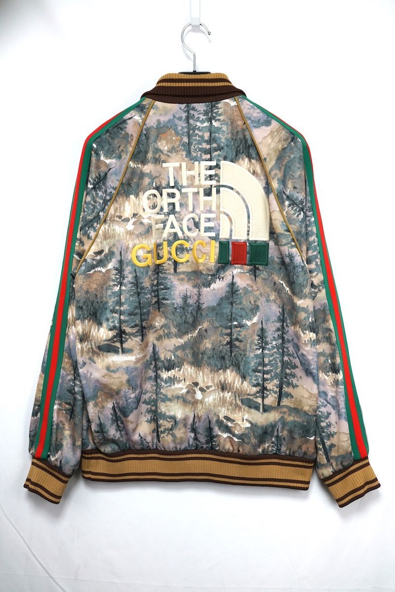 GUCCI グッチ THE NORTH FACE ノースフェイス TRACK JACKET BACK LOGO