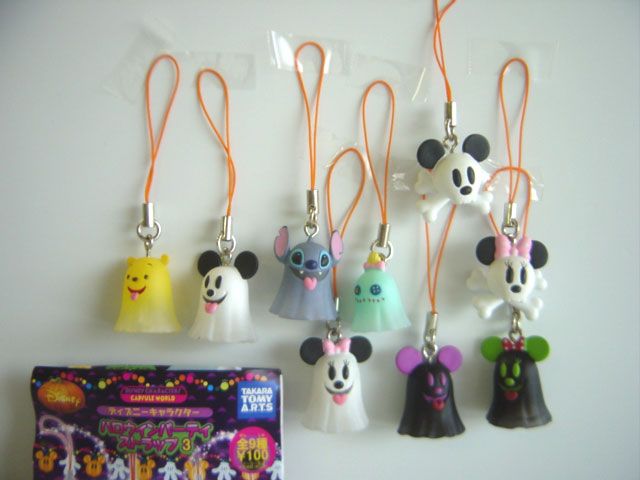 Gva23GZ　ディズニーハロウィンパーティストラップ3全9種