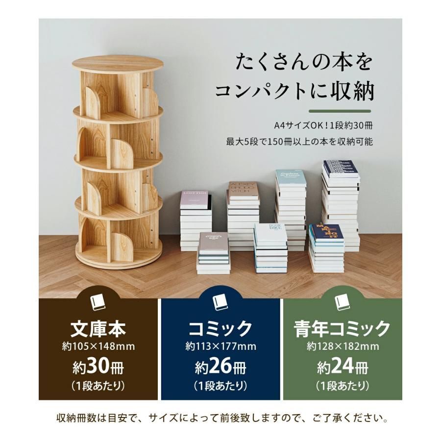 回転式本棚 絵本棚