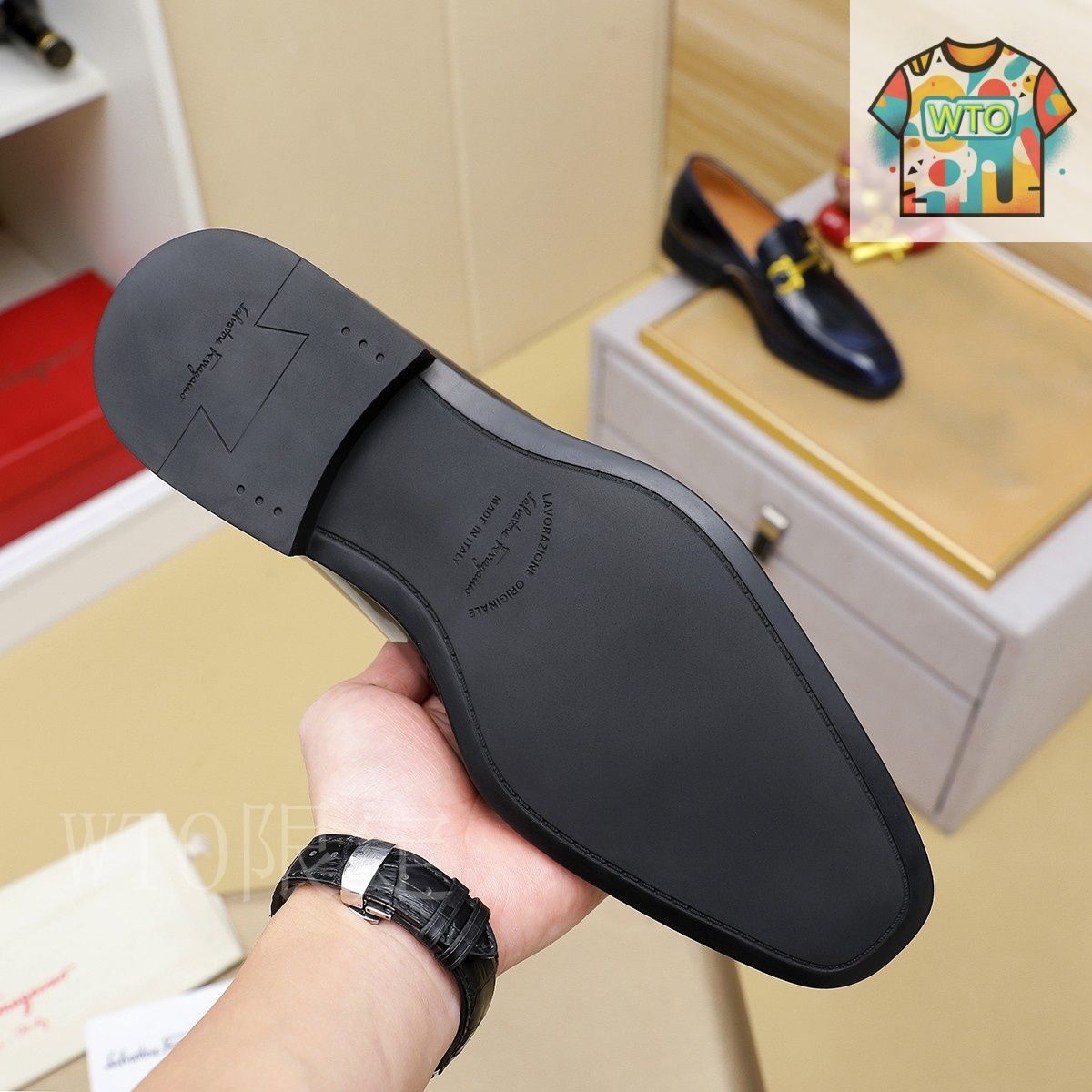 Ferragamo フェラガモ メンズ ビジネス シューズ22-MF95 - メルカリ