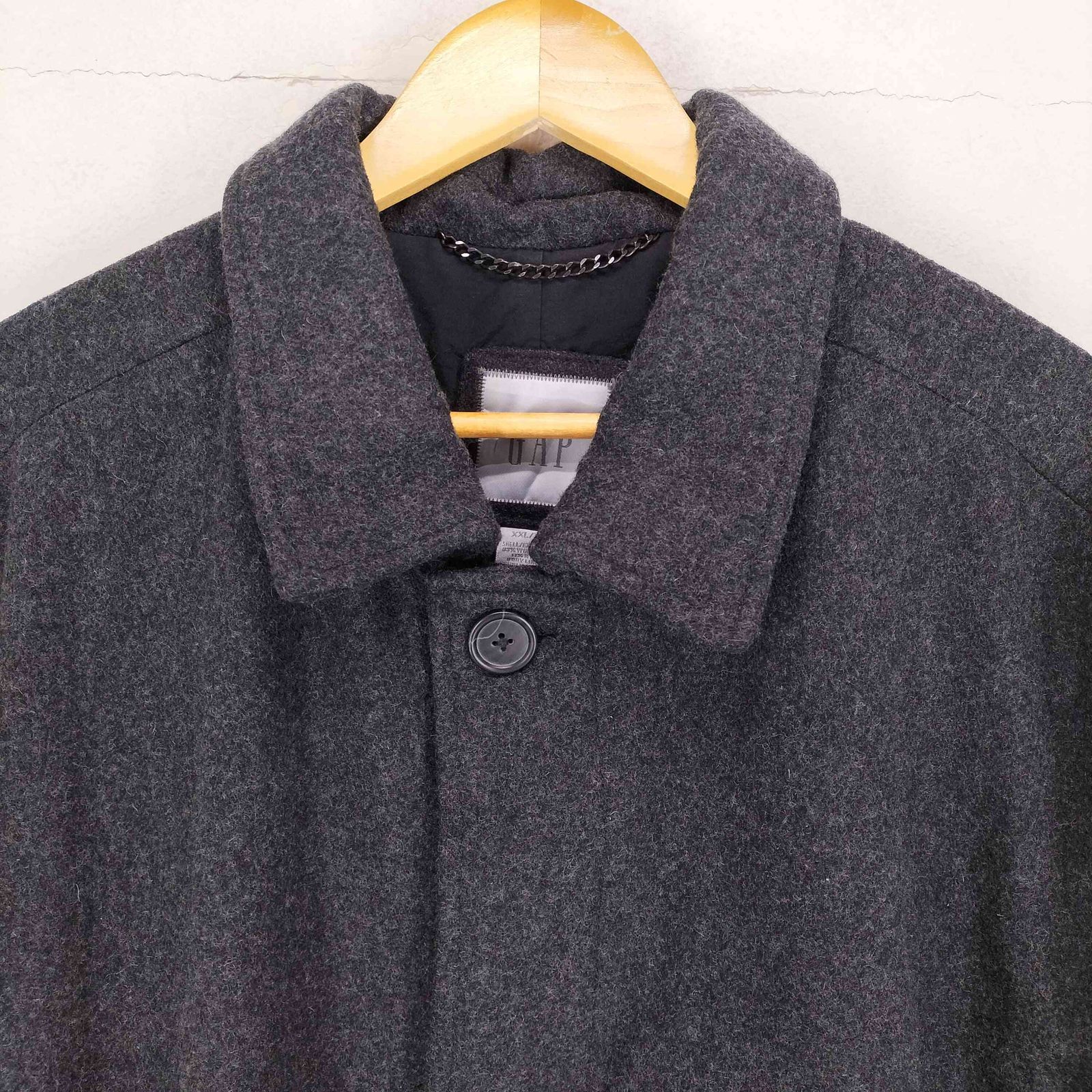 ギャップ Gap 00S OLD ウールステンカラーコート メンズ XXL