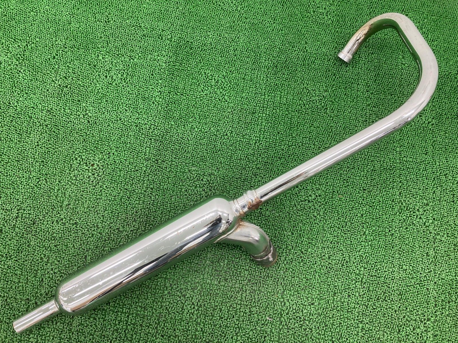 マフラー W400 カワサキ K504 純正 バイク 部品 EJ400A -w400 中古 右 