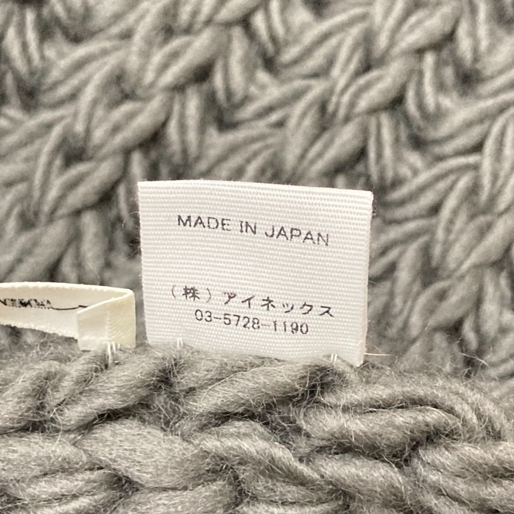 ASAUCE MELER ウール　グレー　マフラー　未使用品　大判 ASAUCE MELER ウール グレー マフラー 未使用品 大判 楽天市場