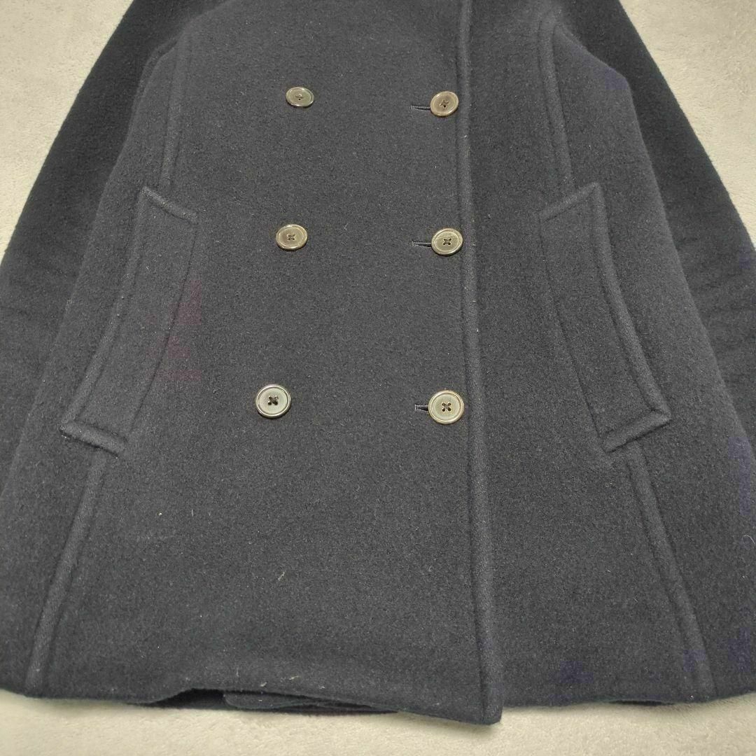 MARGARET HOWELL ピーコート カシミア混 紺色 Ⅱサイズ Margaret Howell】マーガレットハウエル(Ⅱ)日本製 ピーコート