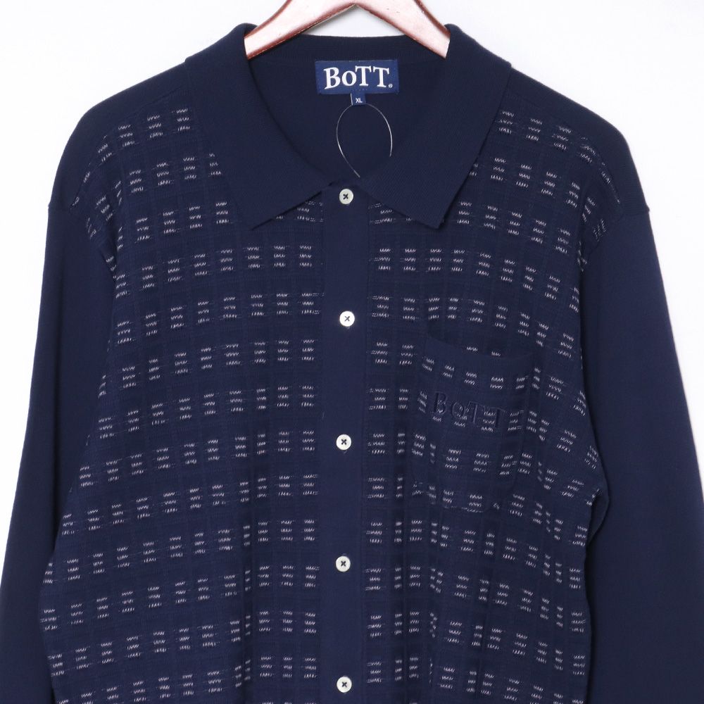 BOTT ポロシャツ XLサイズ BoTT XL チェック柄 ポロシャツ