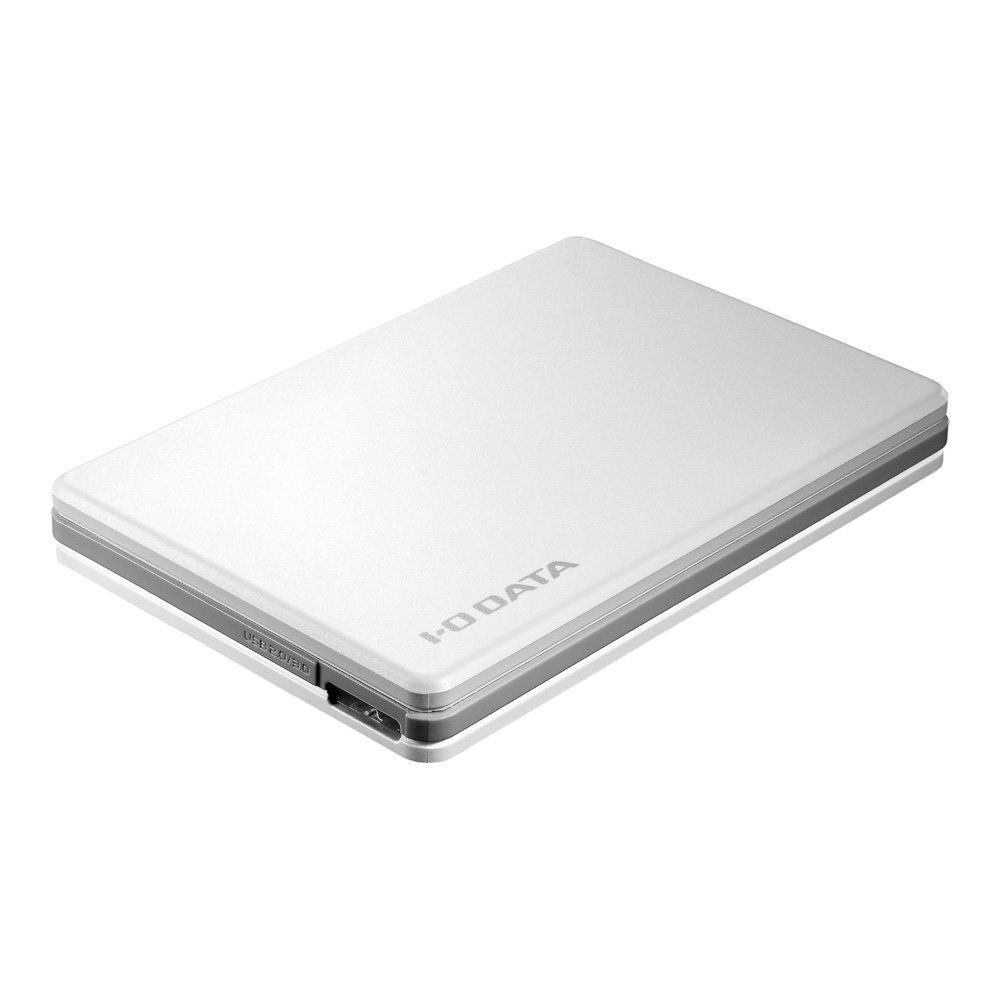 アイ・オー・データ機器 USB3.0/2.0対応 ポータブルHDD 超高速カクうすLite ホワイト 1TB HDPF-UT1.0WC 【旧モデル】 