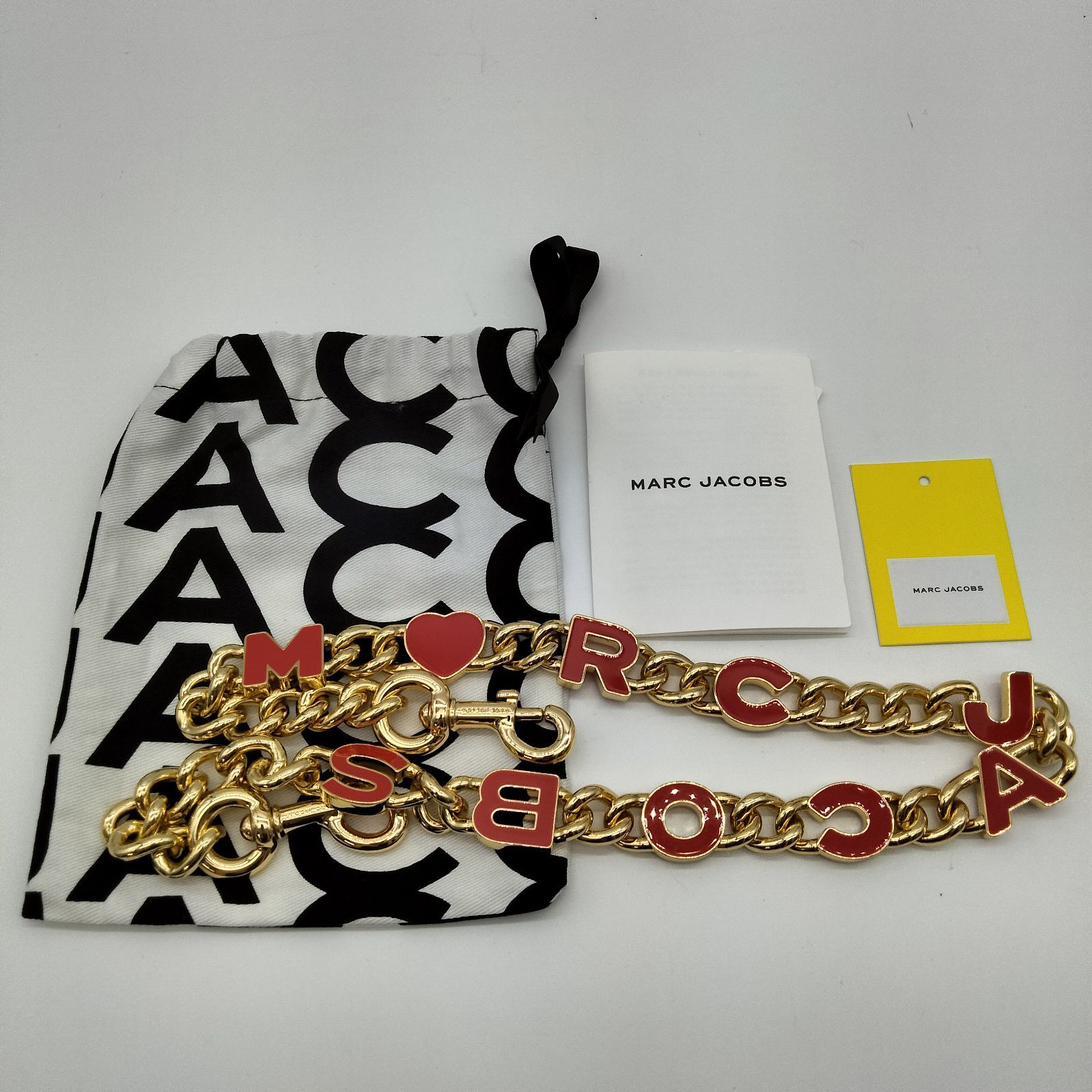 マークジェイコブス　ザハートチャームチェーン マークジェイコブスザハートチャームチェーン