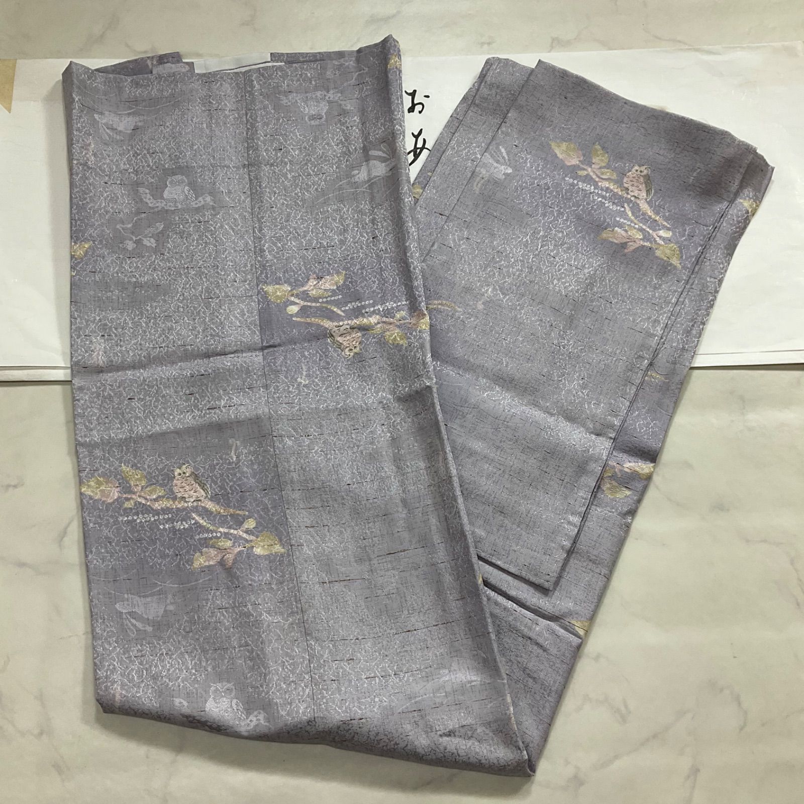 kimono+one◇未使用同然◇長襦袢◇単衣◇仕付け糸付き◇正絹◇やまと誂 