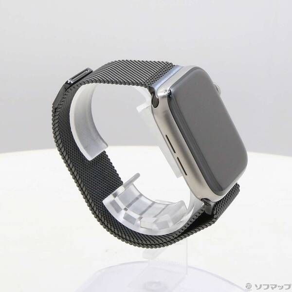 〔 品〕 Apple Watch Series 5 GPS 44mm チタニウムケース スペースブラックミラネーゼループ 262 WWW_OPDRERGINERDOGAN_COM