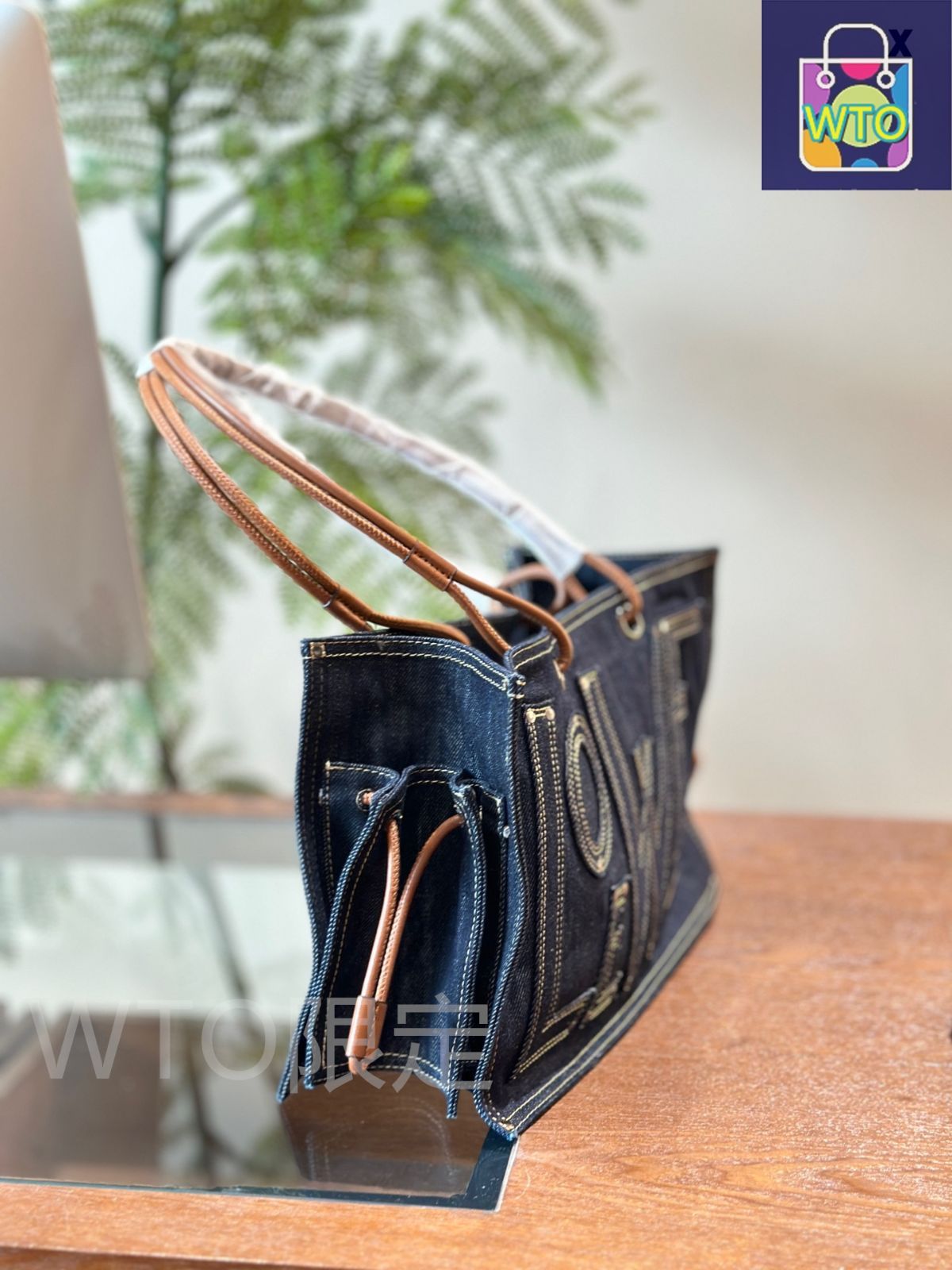 LOEWEデニム トートバッグ ネイビー 楽天市場】【バッグ】LOEWE ロエベ ショッパー トートバッグ