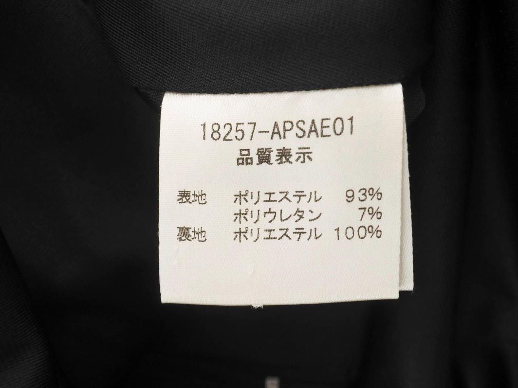 foxey フォクシー ノースリーブ Aライン ワンピース size38/黒 ■◆◎レディース