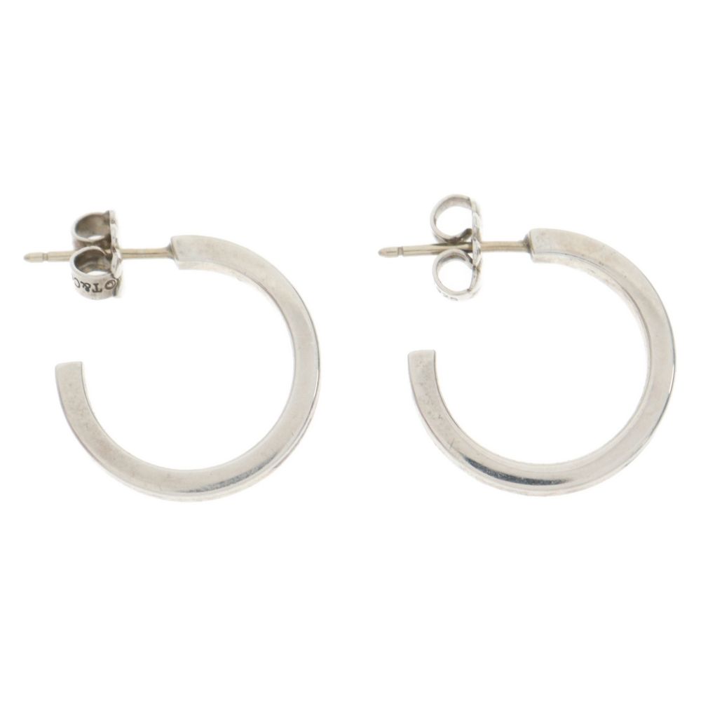 TIFFANY & Co. (ティファニー) 1837 ナロー フープ ピアス シルバー