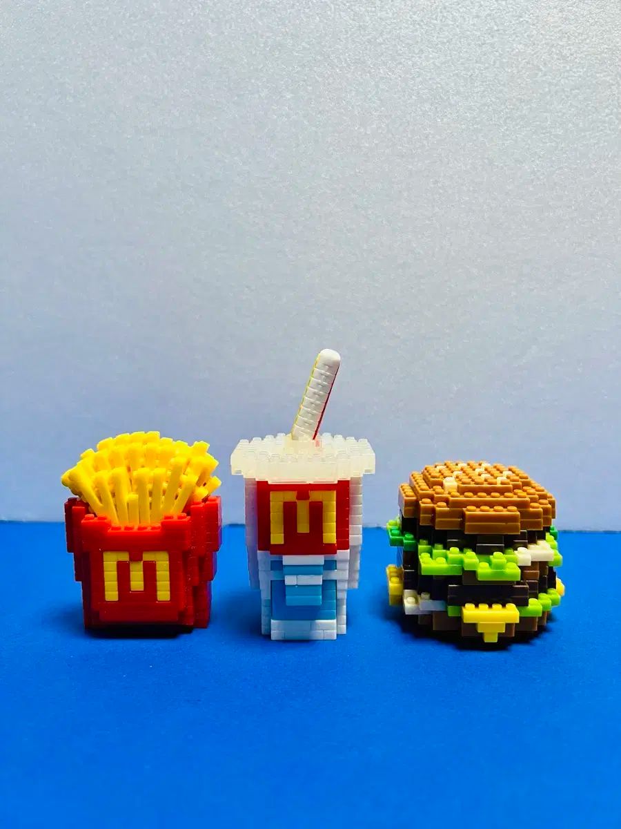 開封 マクドナルド ビッグマック 限定版 ナノブロック 3 ベル ( 2015 ）