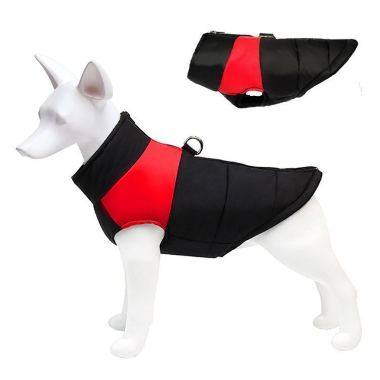 犬 中綿 コート ペットウェア 犬 服 背中開き 開き ペットウェア 服 犬の服 ダウンジャケット 防風 防水 暖かい 冬 アウター ハーネス 秋冬 犬服 小型犬 中型犬 大型犬 ドッグウェア 背中 conne596722