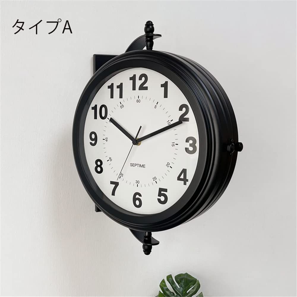 SISBRLR 静音 西海岸風 インテリア 置き時計 カフェ ショップ