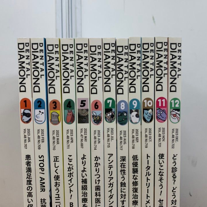01)【同梱不可】デンタルダイヤモンド 2024年 全12冊セット
