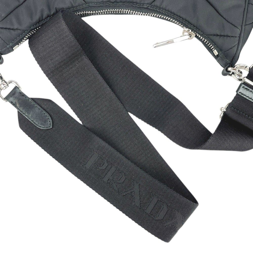 □美品□ プラダ Re-Nylon パデッド ショルダー ホーボ― バッグ