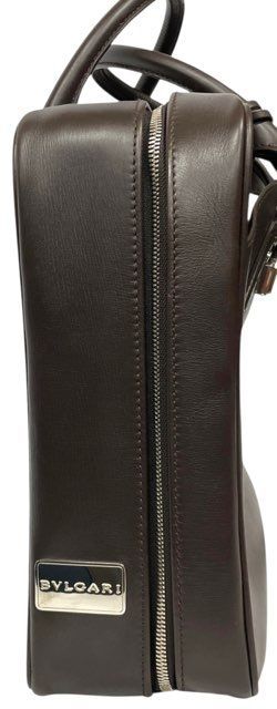 ブルガリ ブリーフケース 鍵付き ビジネスバッグ トランク レザー  