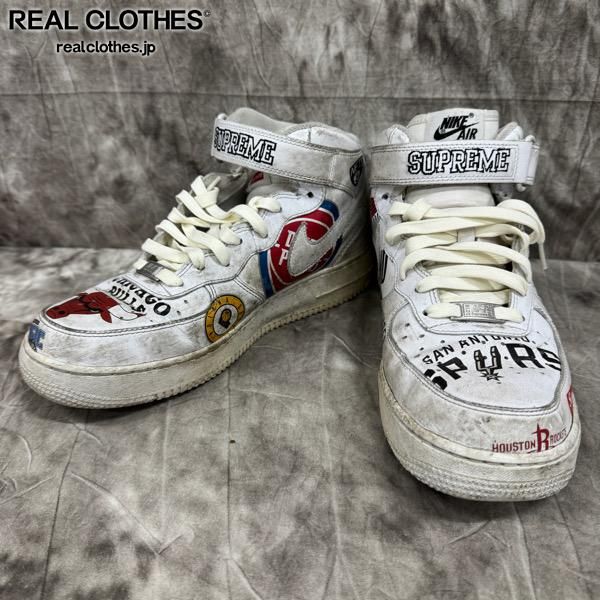 Supreme×NIKE/シュプリーム×ナイキ NBA AIR FORCE 1 MID 07/エア