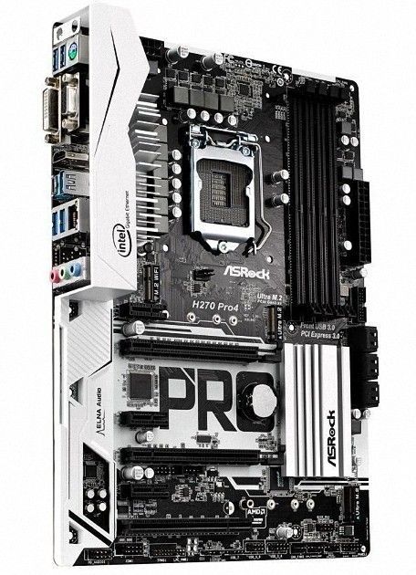 ASRock H270 Pro4 LGA1151 DDR4 M-ATX Intel Motherboard - メルカリ