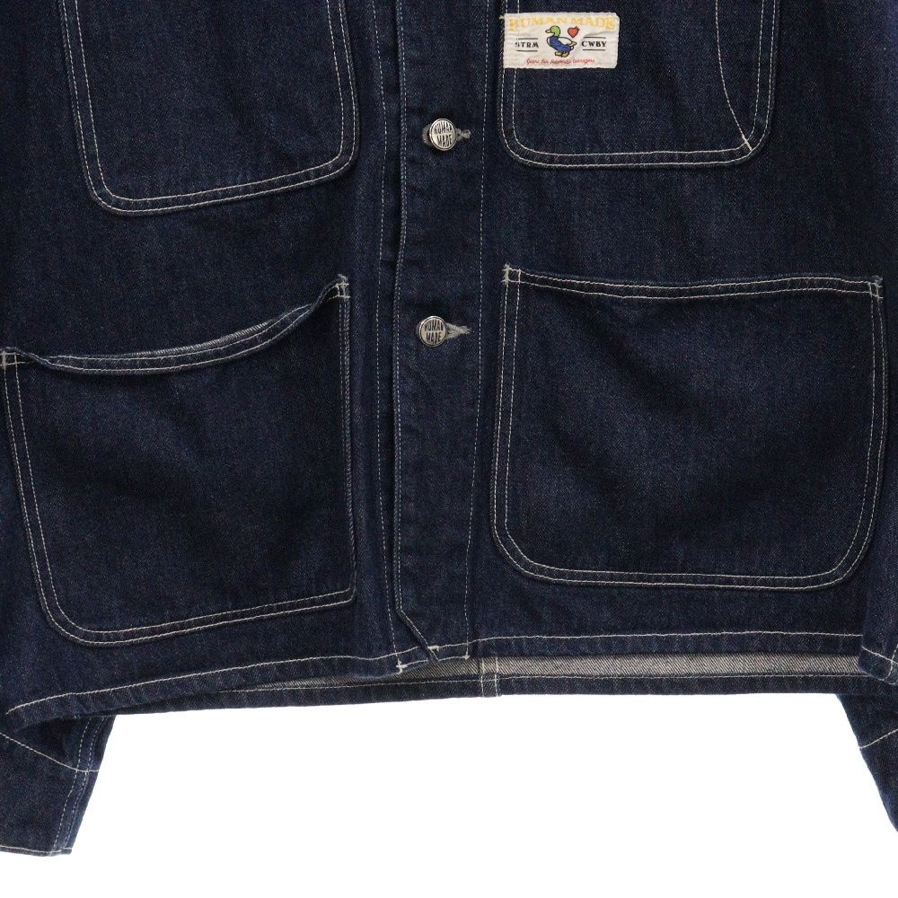HUMAN MADE (ヒューマンメイド) DENIM SHORT COVERALL JACKET デニム