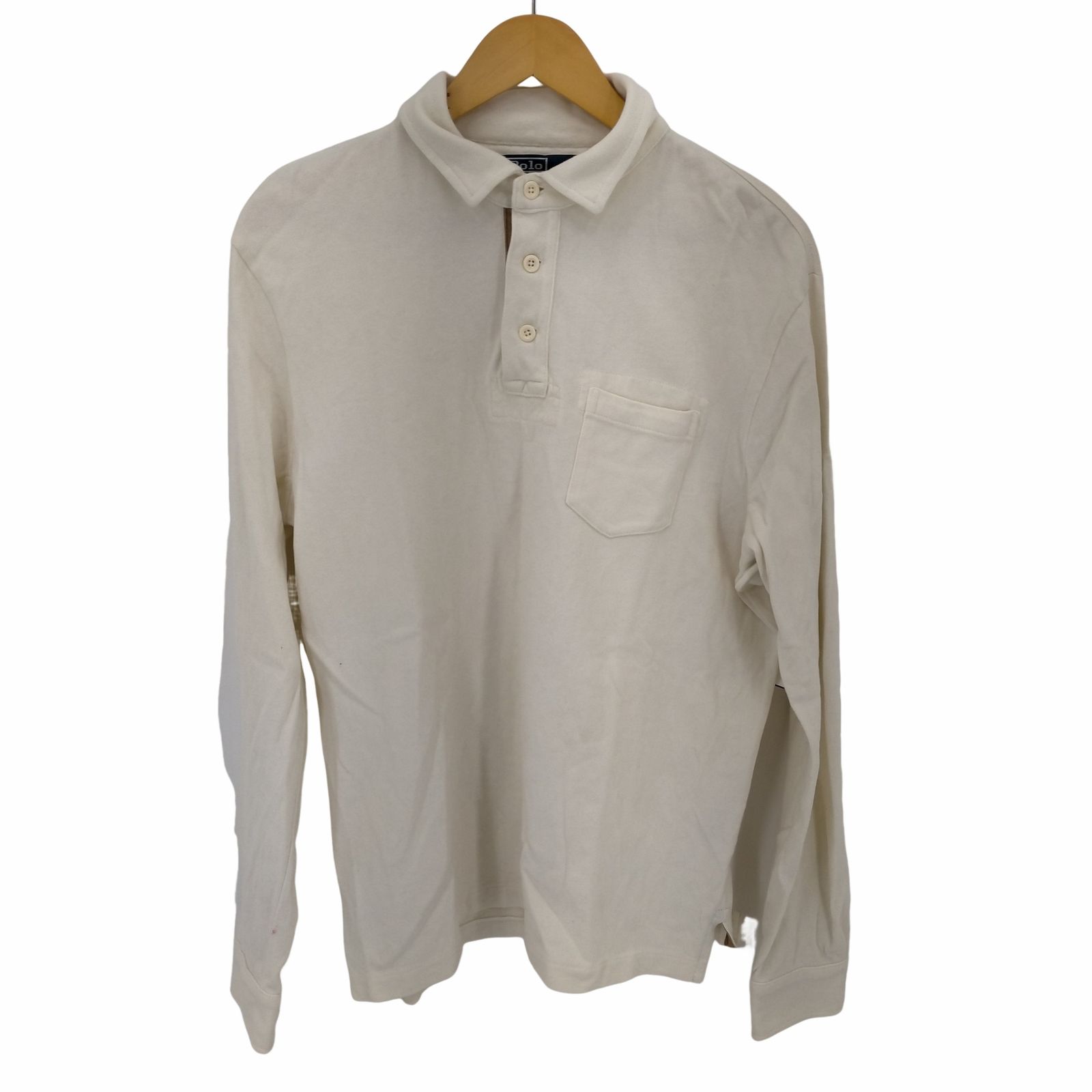 ポロバイラルフローレン Polo by RALPH LAUREN ポニー無し コットンスウェットポロ メンズ import：L 