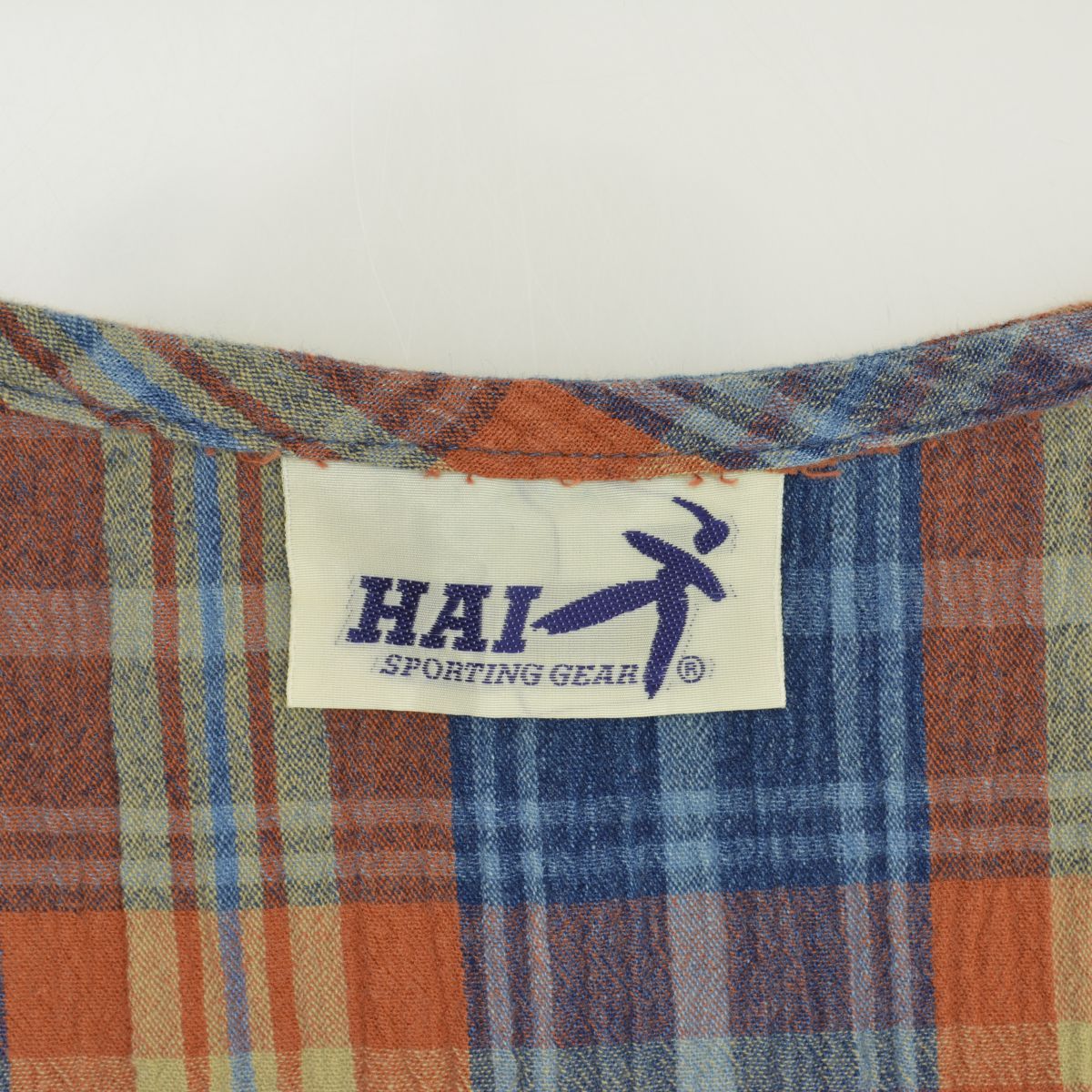 【haisportinggear】80s〜90s チェックプリーツノースリーブチュニック haisportinggear】80s～90s チェックプリーツノースリーブチュニック