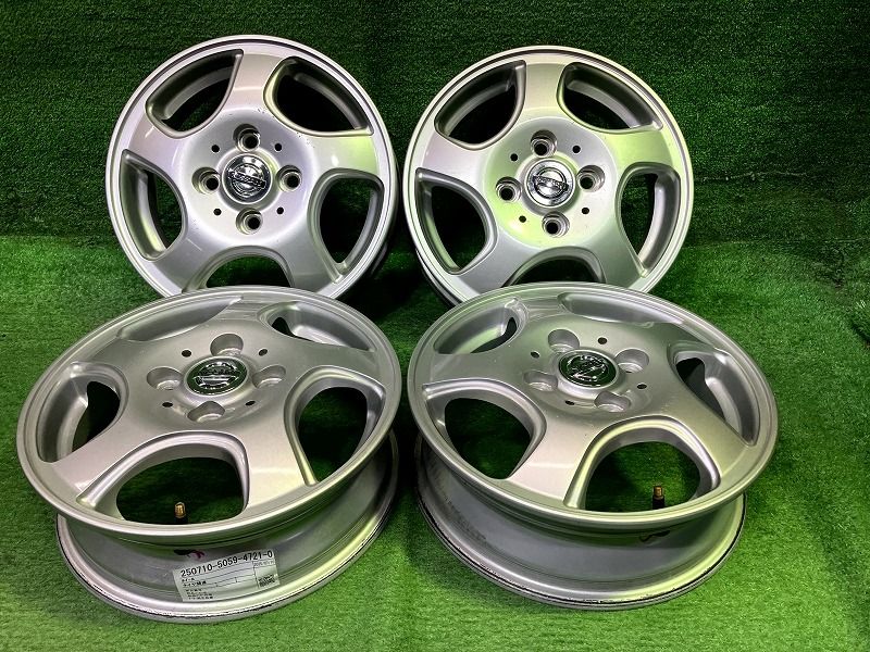 ニッサン　日産　純正アルミホイール　13インチ　モコ ニッサン 日産 純正アルミホイール 13インチ モコ - メルカリ