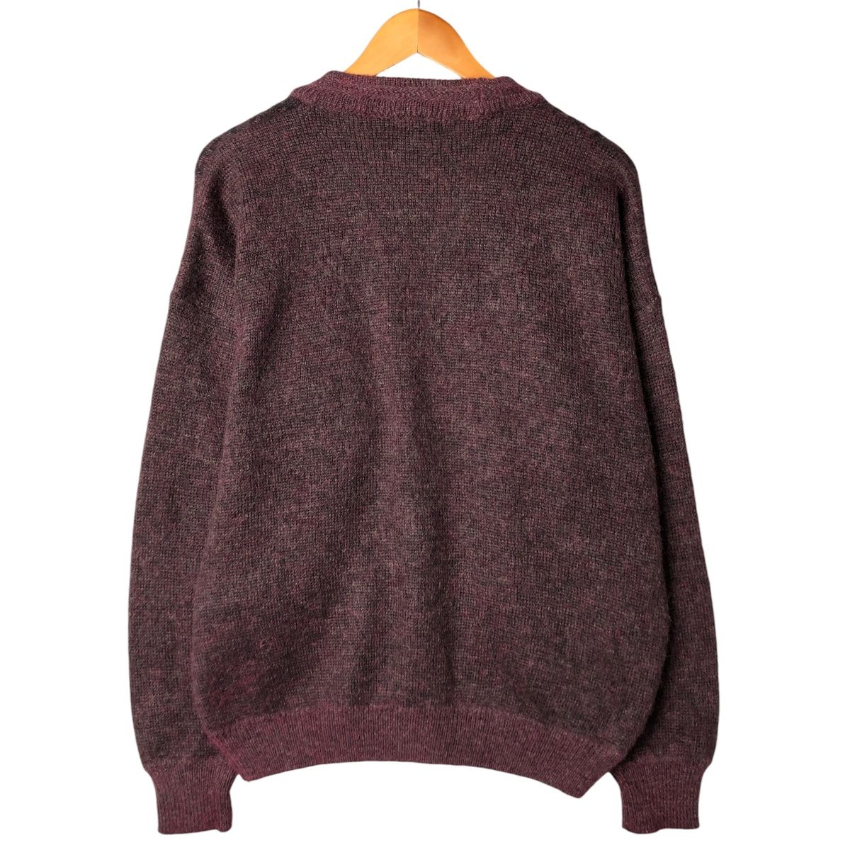 古着 Sveglia 総柄 モヘア混 アクリルニットカーディガン メンズL相当 eaa584303