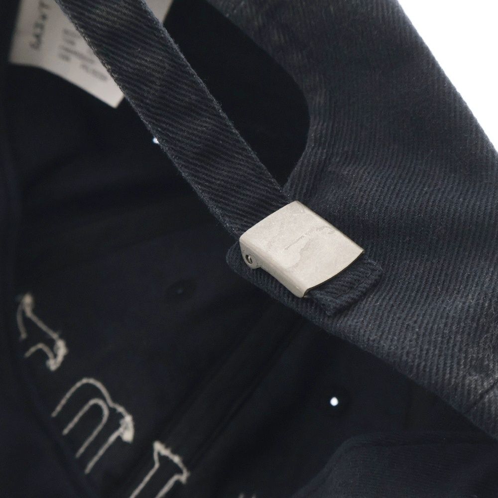 SAINT MICHAEL　ロゴ刺繍キャップ ブラック 男女兼用 SAINT Mxxxxxx 新品 セント マイケル MICHAEL ETERNITY CAP