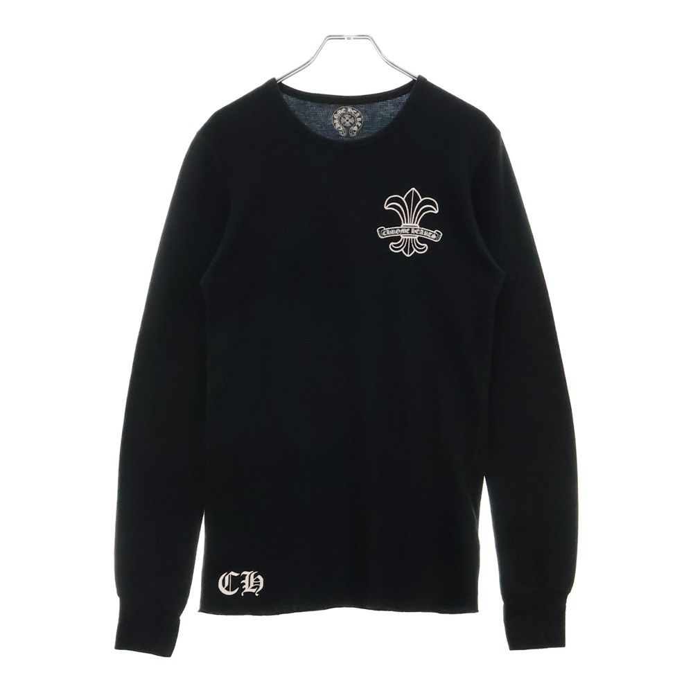 CHROME HEARTS サーマル 黒 バックCH ロングスリーブ ◇CHROME