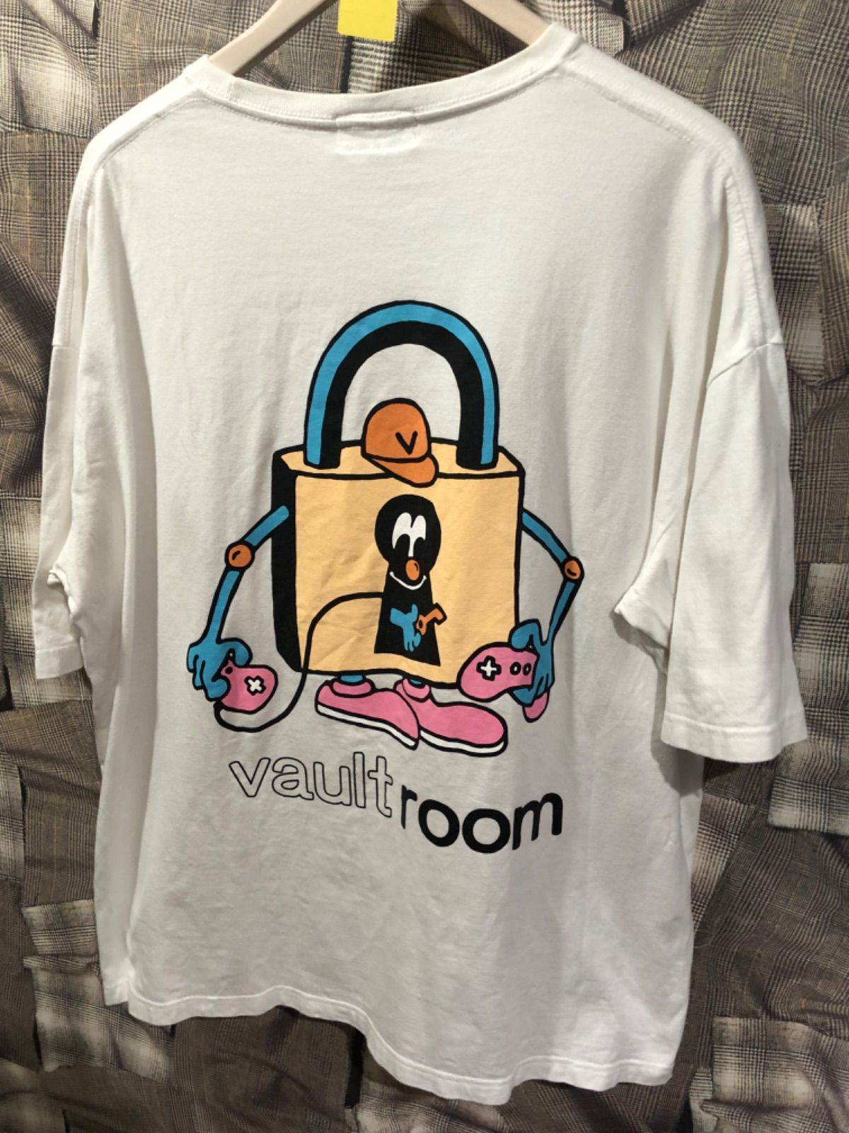 vaultroom ボルトルーム ボルトくん バックプリント クルーネックT